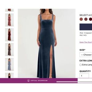 Jenny Yoo Mara Dress in French Blue